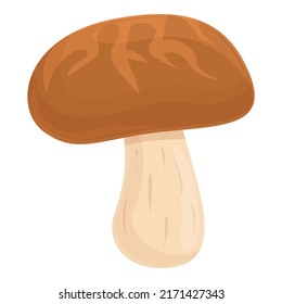 Pilzpilz Symbol-Cartoon-Vektorgrafik. Shiitake-Essen. Chinesischer Moschee