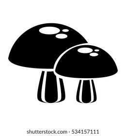 fungus nature isolated icon