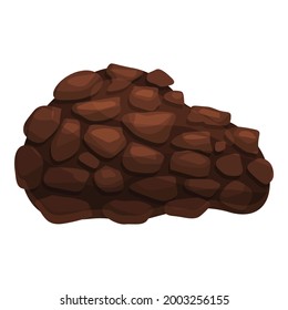 Fungus truffle icon cartoon vector. Cooking mushroom. Bolete fungi