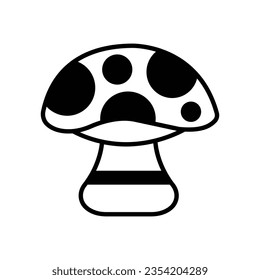 Fungus vector icon which can easily modify or edit

