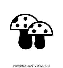 Fungus vector icon which can easily modify or edit

