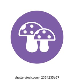 Fungus vector icon which can easily modify or edit

