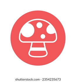 Fungus vector icon which can easily modify or edit

