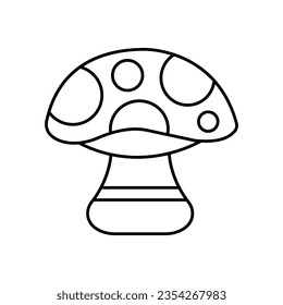 Fungus vector icon which can easily modify or edit

