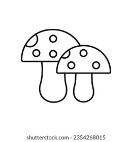 Fungus vector icon which can easily modify or edit

