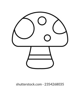 Fungus vector icon which can easily modify or edit

