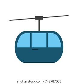 funicular cable car icon image 