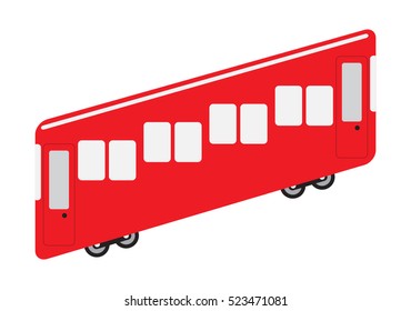 Ícone funicular ou penhasco ferroviário Ilustração de vetor