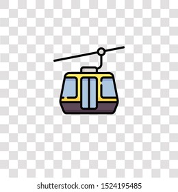 funicular icon sign and symbol. funicular color icon for website design and mobile app development. Simple Element from arctic collection for mobile concept and web apps icon.