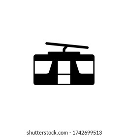 Funicular icon. Simple vector public transport icons for ui and ux, website or mobile application