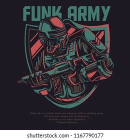 Funk Army Illustration