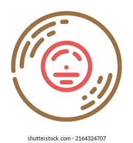 vector de icono de color de música funk. señal de música funk. ilustración de símbolo aislado