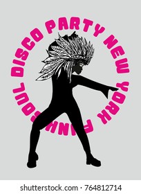 Funk soul girls graphic design vector art