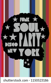 Funk Soul graphic design vector art