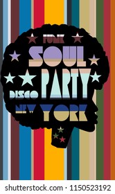 Funk Soul graphic design vector art