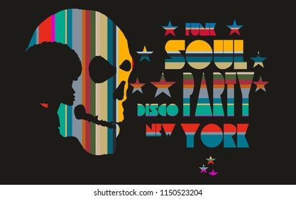 Funk Soul graphic design vector art