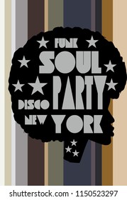Funk Soul graphic design vector art