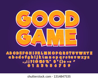 funk sticker text effect cool modern font effect for digital and print poster design