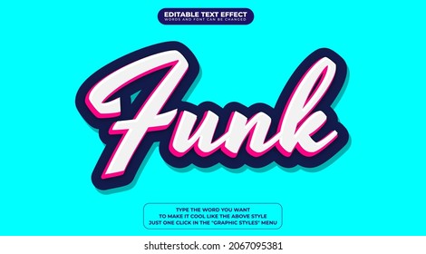 Funk Text Style Effect with Editable Text