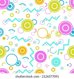 Funky 80s,90s Memphis Pattern Design