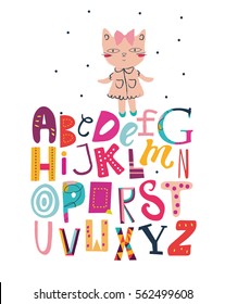 Funky ABC for kids.