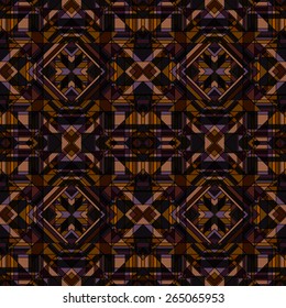 Funky Abstract Geometric Seamless Pattern