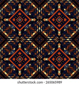 Funky Abstract Geometric Seamless Pattern