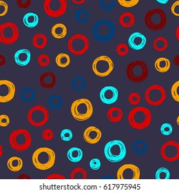 Funky fondo abstracto sin costuras con textura de trazos de mano libre. Patrón bueno para papel textil, envolvente.