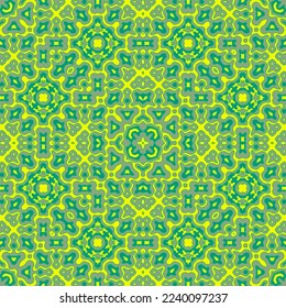 Funky arabic motifs seamless pattern vector design. Organic abstract ornament. Curtains print endless pattern. Sacred design. Interior decor print.