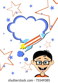 ilustración divertida para la celebración del día de los niños