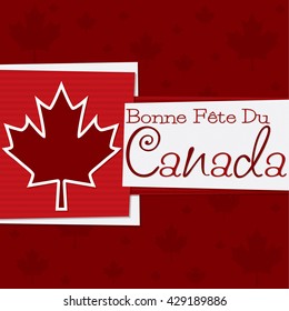 Funky Canada Day card in vector format.