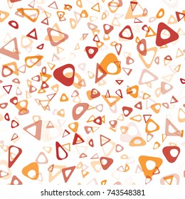 Funky Circle Resumen Patrón de cadena de bio, moderna textura de moda