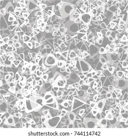 Funky Circle Abstract Bio Chain Pattern, Modern Stylish Fashion Texture