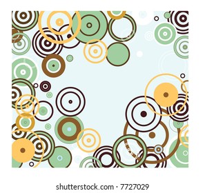 funky circle frame