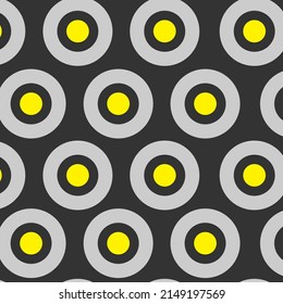 funky circle retro backgound. seamless pattern vector with circles and dots for you textile design, wrapping, web banners or advrtising.