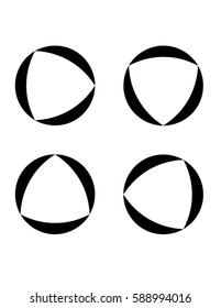 Funky circular vector frames