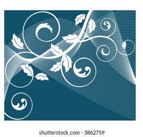 funky coil background vector