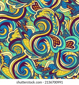 Colorida textura psicodélica sin costura para la decoración y el diseño.