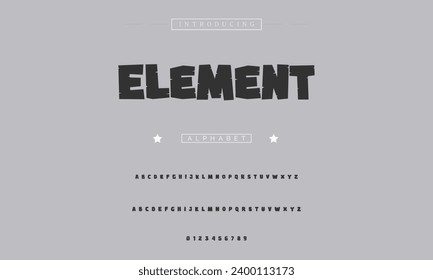 Funky colourful cartoon font type. Vector alphabet