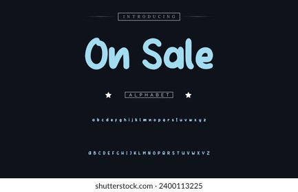 Funky colourful cartoon font type. Vector alphabet