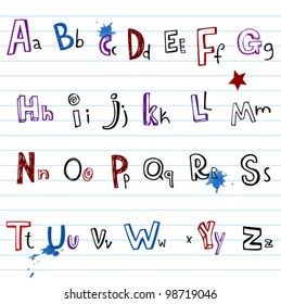 Funky doodle font