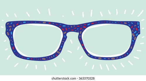 funky glasses