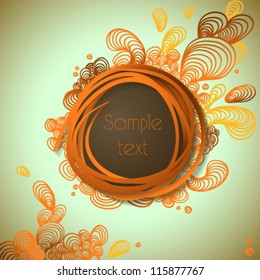funky graphic design - abstract background