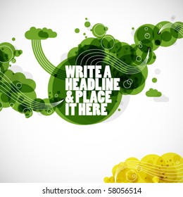 funky graphic design - abstract background