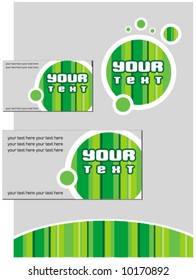 Funky green Corporate Identity Template 9. To see similar, please visit my gallery.