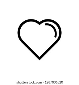 Funky heart vector icon