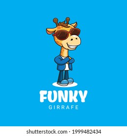 funky logo vector design. MONKEY logo vector design 