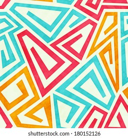 funky maze seamless pattern