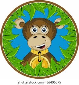 Funky Monkey Jungle Graphic