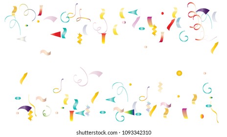 Funky Music Party Tinsel Vector Foil Confetti. Bang, Boom Foil Frame Explosion, Blast, Burst, New Year, Christmas, Birthday Celebration. Winter Holidays Background, Textured Tinsel Confetti.